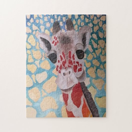 複雑なキリン ジグソーパズル (縦)