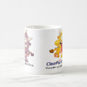 複雑なクリス コーヒーマグカップ (中央)