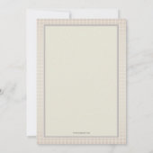 複雑なクロス（桃）宗教招待状 招待状 (裏面)