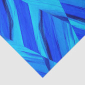 複雑なコバルトブルー大理石パターン 薄葉紙 (詳細)