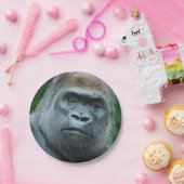 複雑なゴリラ ペーパープレート (パーティー)