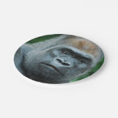 複雑なゴリラ ペーパープレート (アングル)