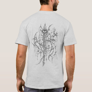 複雑なサイバーシジリズム ゴシック アイビジュアル Tシャツ