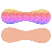 複雑なサンゴとピンクの色合いの大理石のパターン ソフトボール (パネル)