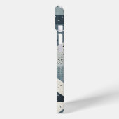 複雑なジオメトリ形状(灰色) Case-Mate iPhoneケース (裏面 / 左)