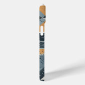 複雑なジオメトリ形状(灰色) Case-Mate iPhoneケース (裏面 / 右)