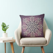 複雑なスノーフレークデザイン クッション (椅子)