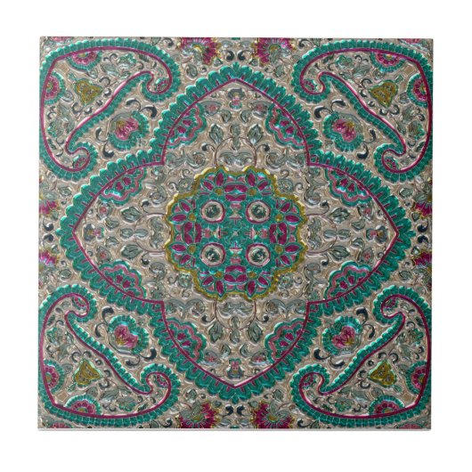 複雑なデザイン。 タイル (正面)