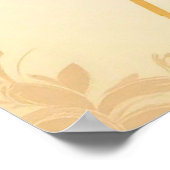 複雑なトンボのアートワーク ポスター (角)