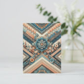 複雑なパターン ポストカード (スタンド正面)