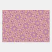 複雑なパターン ラッピングペーパーシート (正面2)