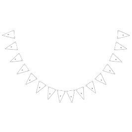 複雑なパットを特徴とするカラフルウォールのシール バンティングフラッグ