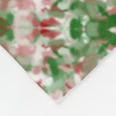 複雑なファンキー折衷的ボホヒッピークリスマスマンダラ フリースブランケット (角)