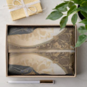 複雑なフクロウヴィンテージ 薄葉紙 (ギフト)