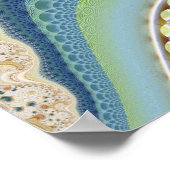 複雑なフラクタルパターン ポスター (角)