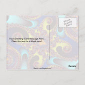 複雑なフラクタル ポストカード (裏面)