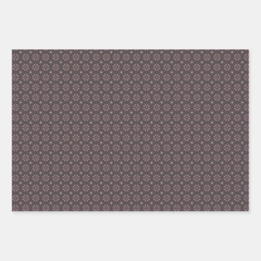 複雑なフローリッシュデザインのセット – ラッピング紙 ラッピングペーパーシート (正面)