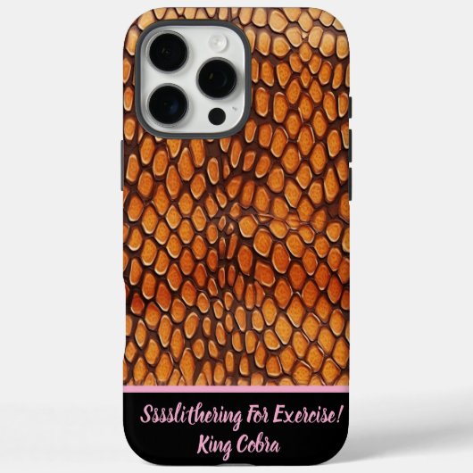 複雑なヘビの革の芸術的なディスプレイ Case-Mate iPhoneケース (裏面)