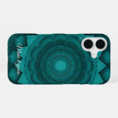 複雑なマンダラアートフォンケース – 愛する人を追加 iPhone 16ケース (裏面横)