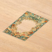 複雑なモチーフのフィリグリーのアクリルオーバーレイ アクリル招待状 (レイダウン)