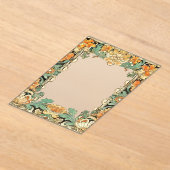 複雑なモチーフのフィリグリー写真または招待状オーバーレイ アクリル招待状 (レイダウン)