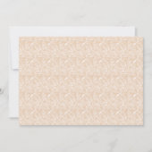 複雑なモチーフの茶色い敷物が床に置かれている サンキューカード (正面)