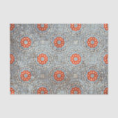 複雑なモロッコの幾何学的モザイクパターン 薄葉紙 (正面)