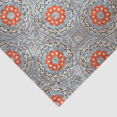 複雑なモロッコの幾何学的モザイクパターン 薄葉紙 (詳細)