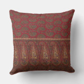 複雑なヨーロッパペイズリー装飾用クッション クッション (裏面)