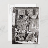 複雑なリチャードソン1724年 ポストカード (正面/裏面)