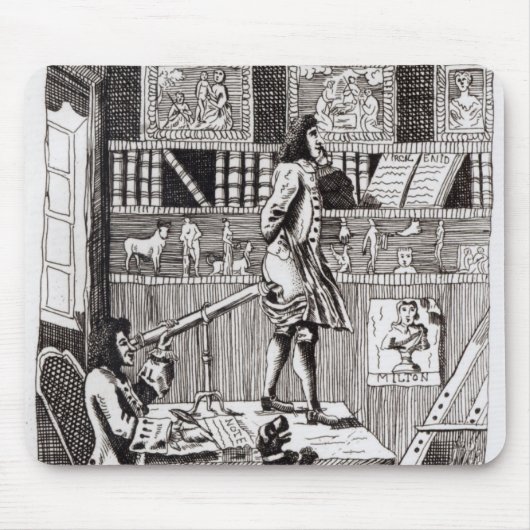 複雑なリチャードソン1724年 マウスパッド (正面)