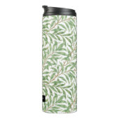 複雑なヴィンテージの緑のパターン名前をカスタムする タンブラー (回転右)