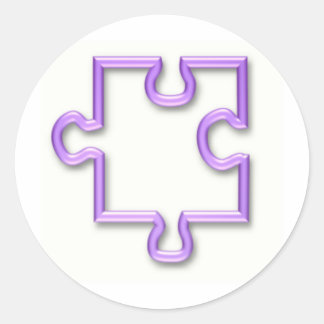 複雑な切り出しのステッカー ラウンドシール