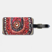 複雑な刺しゅう ラゲッジタグ (裏面横)