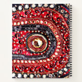 複雑な刺繍 ノートブック (裏面)