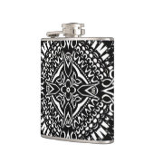 複雑な十字の幾何学 フラスク (左)