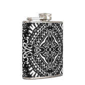 複雑な十字の幾何学 フラスク (右)