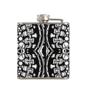 複雑な十字の幾何学 フラスク (裏面)