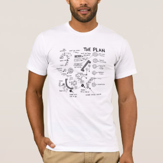 複雑な図表-計画 Tシャツ
