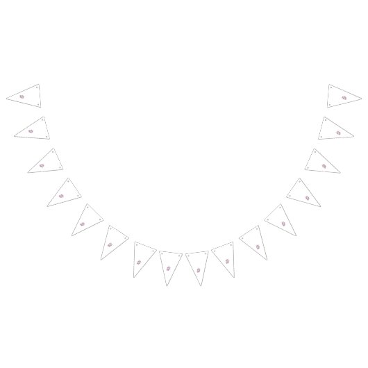 複雑な地域を特徴とするカラフルウォールのシール バンティングフラッグ (全)