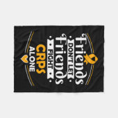 複雑な地域痛み症候群ギフト – Algodystroph フリースブランケット (正面(横))