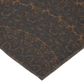 複雑な対称性を持つチョコレートブラウンマンダラ テーブルクロス (アングル)