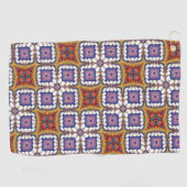 複雑な幾何学模様 ゴルフタオル (横)