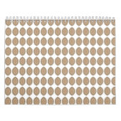 複雑な幾何学的なモティを持つ長方形の敷物 カレンダー (カバー)