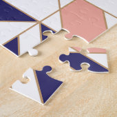 複雑な幾何学的なヴィンテージモダン、シームレスなパターン ジグソーパズル (側面)