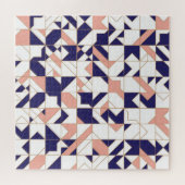 複雑な幾何学的なヴィンテージモダン、シームレスなパターン ジグソーパズル (横)