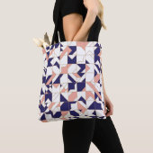 複雑な幾何学的なヴィンテージモダン、シームレスなパターン トートバッグ (クローズアップ)