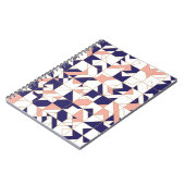 複雑な幾何学的なヴィンテージモダン、シームレスなパターン ノートブック (左側)