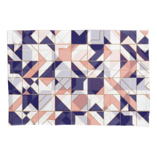 複雑な幾何学的なヴィンテージモダン、シームレスなパターン 枕カバー (正面)