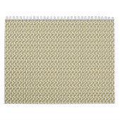 複雑な幾何学的パターンを持つ長方形のラグ カレンダー (カバー)